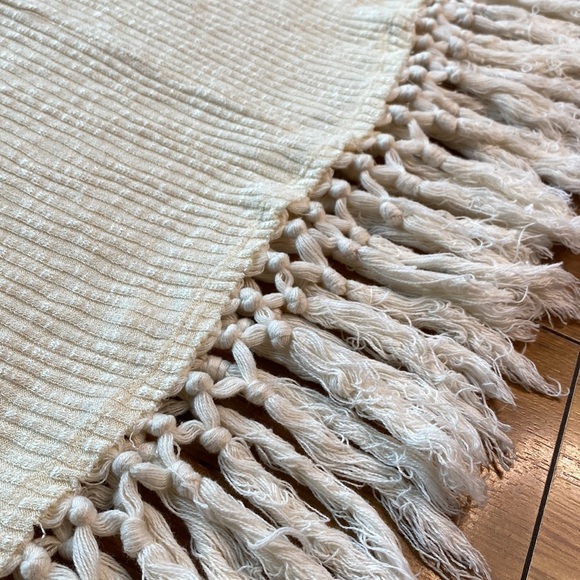 ⭐️Anthropology Eri + Ali Ribbed Fringe Tank Top - Picture 6 of 10